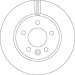 TRW Bremsscheibe DF6589S TRW SINGLE