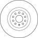 17 481 053 Bremsscheibe VA VW Passat,CC 08 TRW SINGLE DF6133S
