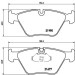 BREMBO Bremsklötze VA | BMW 5 95-04 | P 06 065 BREMBO Bremsklötze VA | BMW 5 95-04 | P 06 065
