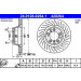 Bremsscheibe Porsche T. 911 3,6-3,8 06-12 | 24.0128-0264.1 Bremsscheibe Porsche T. 911 3,6-3,8 06-12 | 24.0128-0264.1
