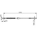 Handbremsseil re | OPEL Corsa,Tigra 93 | 1987477310 Handbremsseil re | OPEL Corsa,Tigra 93 | 1987477310
