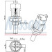 NISSENS Sensor, Kühlmitteltemperatur 207080 FIRST FIT