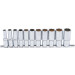 BGS Steckschlüssel-Einsatz-Satz Zwölfkant, tief | Antrieb Innenvierkant 10 mm (3/8"""") | SW 8 - 19 mm | 11-tlg | 5252 BGS Steckschlüssel-Einsatz-Satz Zwölfkant, tief | Antrieb Innenvierkant 10 mm (3/8"""") | SW 8 - 19 mm | 11-tlg | 5252