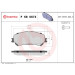 BREMBO Bremsklötze VA RENAULT Espace,Megane 15 XTRA LINE P 68 067X