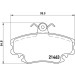 BREMBO Bremsklötze VA | RENAULT Megane/Clio/DACIA 90 | P 68 038 BREMBO Bremsklötze VA | RENAULT Megane/Clio/DACIA 90 | P 68 038