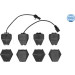 Bremsbelagsatz Vw S. A6 (8St) Mit Sensor | 025 232 8017/W Bremsbelagsatz Vw S. A6 (8St) Mit Sensor | 025 232 8017/W