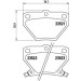 BREMBO Bremsklötze HA | TOYOTA Corolla, Prius, Yaris 00-09 | P 83 052 BREMBO Bremsklötze HA | TOYOTA Corolla, Prius, Yaris 00-09 | P 83 052