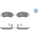 Bremsbelagsatz Suzuki P. Swift 96- Mit Sensor | 025 232 9614/W Bremsbelagsatz Suzuki P. Swift 96- Mit Sensor | 025 232 9614/W