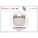 BREMBO Bremsklötze VA | BMW Alpina B7 16 | P 06 106 BREMBO Bremsklötze VA | BMW Alpina B7 16 | P 06 106
