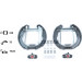Satz Bremsbacken Skoda T. Octavia 1.6/1.8/1.9D/1.9Td 96 | 84052400 Satz Bremsbacken Skoda T. Octavia 1.6/1.8/1.9D/1.9Td 96 | 84052400