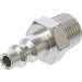 BGS Druckluft-Stecknippel | 10 mm (3/8"""") Außengewinde | USA / Frankreich | 7064 BGS Druckluft-Stecknippel | 10 mm (3/8"""") Außengewinde | USA / Frankreich | 7064