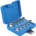 BGS Steckschlüssel-Einsatz-Satz Sechskant | Antrieb Innenvierkant 12,5 mm (1/2"""") | Zollgrößen | 10-tlg | 2434 BGS Steckschlüssel-Einsatz-Satz Sechskant | Antrieb Innenvierkant 12,5 mm (1/2"""") | Zollgrößen | 10-tlg | 2434