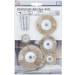 BGS Stahldraht-Bürsten-Satz Ø 25 - 75 mm 8-tlg BGS Do it yourself 50908