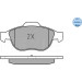 Bremsbelagsatz Alfa S. 156 97- Mit Sensor | 025 231 4119/W Bremsbelagsatz Alfa S. 156 97- Mit Sensor | 025 231 4119/W