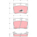 Bremsklötze HA | MITSUBISHI Pajero 98 | GDB3239 Bremsklötze HA | MITSUBISHI Pajero 98 | GDB3239