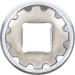 BGS Steckschlüssel-Einsatz Gear Lock | Antrieb Innenvierkant 10 mm (3/8"""") | SW 18 mm | 10318 BGS Steckschlüssel-Einsatz Gear Lock | Antrieb Innenvierkant 10 mm (3/8"""") | SW 18 mm | 10318