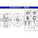 ATE Bremstrommel 24.0220-0718.2 ATE Bremstrommel 24.0220-0718.2