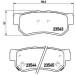 BREMBO Bremsklötze HA | HYUNDAI Getz KIA Opirus 01 | P 30 014 BREMBO Bremsklötze HA | HYUNDAI Getz KIA Opirus 01 | P 30 014