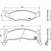 BREMBO Bremsbelagsatz, Scheibenbremse | P 30 006 BREMBO Bremsbelagsatz, Scheibenbremse | P 30 006