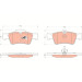 Bremsklötze HA | MERCEDES W211,W212,W220,W221,R230 98 | GDB1546 Bremsklötze HA | MERCEDES W211,W212,W220,W221,R230 98 | GDB1546