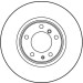 Bremsscheibe Bmw S. E38 94-98 | DF2687 Bremsscheibe Bmw S. E38 94-98 | DF2687
