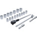 BGS Steckschlüssel-Satz Antrieb 20 mm (3/4 ) SW 19 - 50 mm 20-tlg BGS Do it yourself 15113