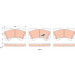 Bremsklötze VA | TOYOTA Land Cruiser 08 | GDB3524 Bremsklötze VA | TOYOTA Land Cruiser 08 | GDB3524