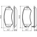 Bremsklötze | JEEP,DODGE,CHRYSLER | 0 986 494 357 Bremsklötze | JEEP,DODGE,CHRYSLER | 0 986 494 357