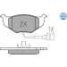Bremsbelagsatz Vw P. Polo 01- Mit Sensor | 025 218 6817/W Bremsbelagsatz Vw P. Polo 01- Mit Sensor | 025 218 6817/W