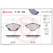 BREMBO Bremsklötze HA | CITROEN C4, PEGEOUT 308 13 | P 61 124 BREMBO Bremsklötze HA | CITROEN C4, PEGEOUT 308 13 | P 61 124