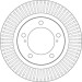 Bremsscheibe Toyota P. Landcruiser 08 | DF6239S