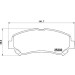 BREMBO Bremsklötze VA | NISSAN Qashqai,X-Trail,SUZUKI | P 79 028 BREMBO Bremsklötze VA | NISSAN Qashqai,X-Trail,SUZUKI | P 79 028