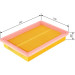 Luftfilter | HYUNDAI,NISSAN | 1457433073 Luftfilter | HYUNDAI,NISSAN | 1457433073