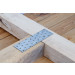 BGS Stahl-Lochplatten-Satz | 200 x 60 x 2 mm | 4-tlg | 80795 BGS Stahl-Lochplatten-Satz | 200 x 60 x 2 mm | 4-tlg | 80795