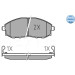 Bremsbelagsatz Hyundai P. H-1 2.4-2.5D 97-04 Mit Sensor | 025 235 3617/W Bremsbelagsatz Hyundai P. H-1 2.4-2.5D 97-04 Mit Sensor | 025 235 3617/W