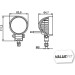 HELLA Suchscheinwerfer | 1G0357000-001 HELLA Suchscheinwerfer | 1G0357000-001