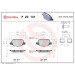 BREMBO Bremsklötze HA | ALFA Mito 11 | P 23 131 BREMBO Bremsklötze HA | ALFA Mito 11 | P 23 131