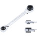 BGS Ratschen-Ringschlüssel | 4-in-1 | SW 10 x 13 - 17 x 19 mm | 30007 BGS Ratschen-Ringschlüssel | 4-in-1 | SW 10 x 13 - 17 x 19 mm | 30007