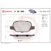 BREMBO Bremsklötze HA | ALFA 147, 156 FIAT IDEA 00 | P 23 065 BREMBO Bremsklötze HA | ALFA 147, 156 FIAT IDEA 00 | P 23 065