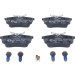 Bremsbelagsatz Smart T. Forfour 1.1-1.5 04-06 | 13.0460-2897.2 Bremsbelagsatz Smart T. Forfour 1.1-1.5 04-06 | 13.0460-2897.2