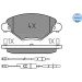 Bremsbelagsatz Citroen P. C5 01- Mit Sensor | 025 232 7717/W Bremsbelagsatz Citroen P. C5 01- Mit Sensor | 025 232 7717/W