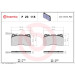 BREMBO Bremsklötze Xtra VA | ALFA 159 LANCIA MASERATI 05-12 | P 23 115X BREMBO Bremsklötze Xtra VA | ALFA 159 LANCIA MASERATI 05-12 | P 23 115X
