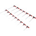 BGS Schraubendreher-Satz mit T-Griff und seitlicher Klinge Innensechskant/T-Profil (für Torx) 16-tlg BGS Do it yourself 90