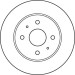 Bremsscheibe Daihatsu P. Copen/Sirion 05 | DF4905 Bremsscheibe Daihatsu P. Copen/Sirion 05 | DF4905