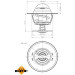 Thermostat, Kühlmittel | 725213 Thermostat, Kühlmittel | 725213