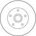 Bremsscheibe Vw T. Golf/Passat | DF1540