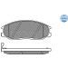 Bremsbelagsatz Hyundai P. H-1/Santa Fe 01- Mit Sensor | 025 235 6916/W