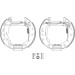 Satz Bremsbacken Citroen/Peugeot/Renault Saxo,Xsara,Zx,106,203,306,Clio,Laguna,Twingo 93 | 84061801 Satz Bremsbacken Citroen/Peugeot/Renault Saxo,Xsara,Zx,106,203,306,Clio,Laguna,Twingo 93 | 84061801