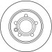 Bremsscheibe Vw T. Sharan 95- 268X10 | DF2777