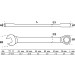 BGS Ratschenring-Maulschlüssel | SW 27 mm | 6527 BGS Ratschenring-Maulschlüssel | SW 27 mm | 6527
